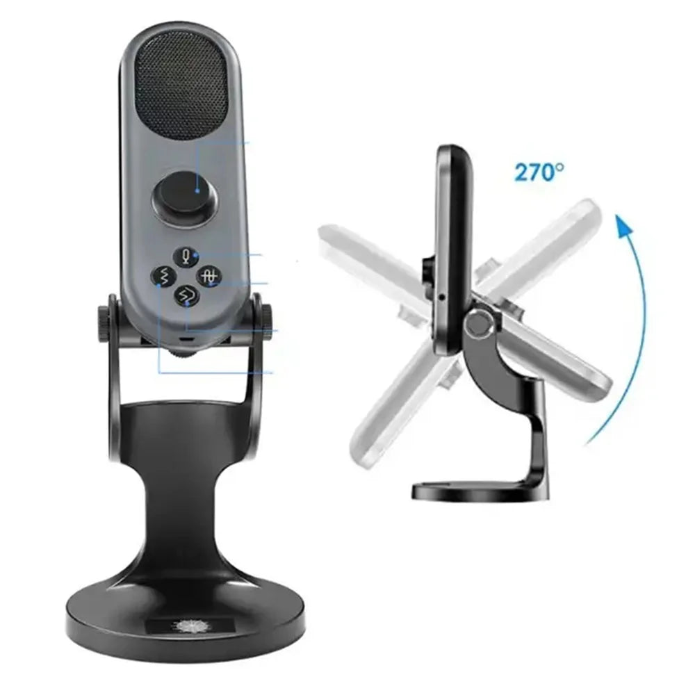 JMARY MC-PW7 Noise Canceling USB Recording Studio Desktop Cardioid Microphone - 4
