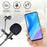 JMARY MC-R6 3m Type-C Wired Lavalier Microphone Live Streaming Mic with In-ear Earphone - 2