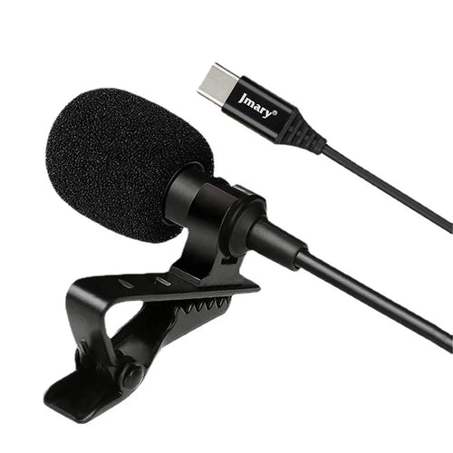 JMARY MC-R2 2m Lavalier Type-C Wired Microphone Interview Video Recording Mic - 1
