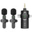 AP031 2 Wireless Lavalier Microphones with 1 Receiver for iPhone, Type-C Cell Phone, Camera - 1