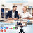 AP031 2 Wireless Lavalier Microphones with 1 Receiver for iPhone, Type-C Cell Phone, Camera - 6