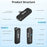 BOYA BY-WM3T-D2 2 Transmitter + 1 8-Pin Receiver, 2.4GHz Wireless Noise Reduction Lapel Clip Mics - 5