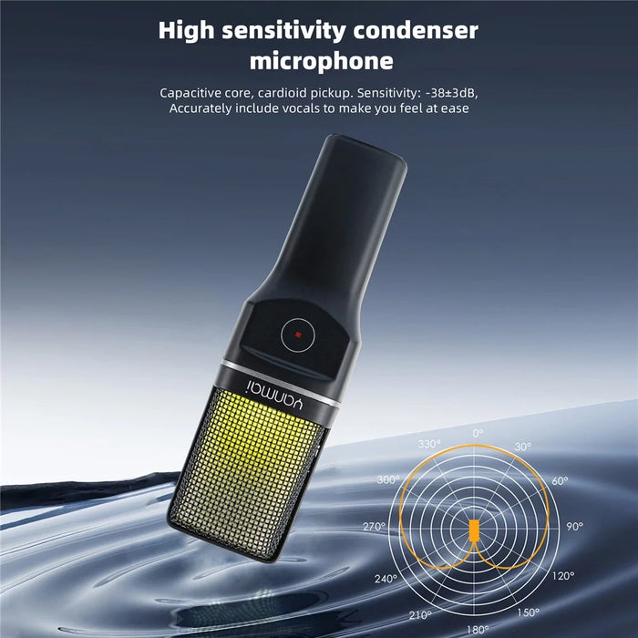 YANMAI SF-777W Live Streaming Wireless RGB Microphone for Gaming, Online Conference - 5