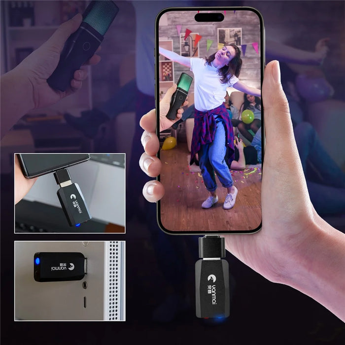 YANMAI SF-777W Live Streaming Wireless RGB Microphone for Gaming, Online Conference - 7