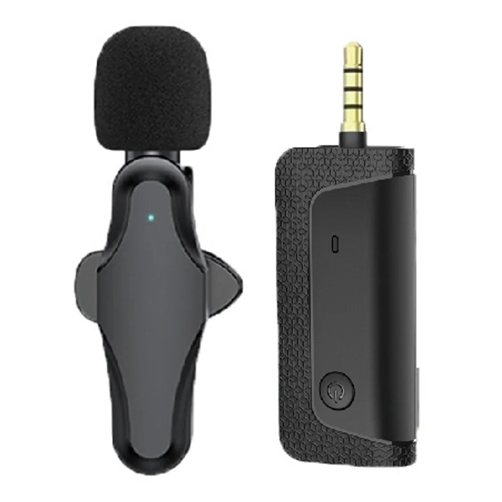 K35 Pro Wireless Lavalier Microphone (1 Microphones+1 Receiver) Outdoor Radio Noise Reduction Microphone - 1