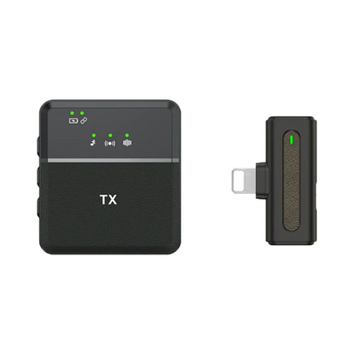 SX8 Wireless Lavalier Lapel Microphone for iPhone (1 Microphones+1 Receiver) Outdoor Interview Devices - 1