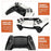 Q10 2.4G Wireless HD Video Game Console 128G Plug and Play Game Station with 2 Gamepads for PSP - 5