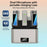 JMARY MW-15 Live Broadcast 2.4G Wireless Lavalier Microphone, 2 Transmitter + 1 Type-C Receiver - 3