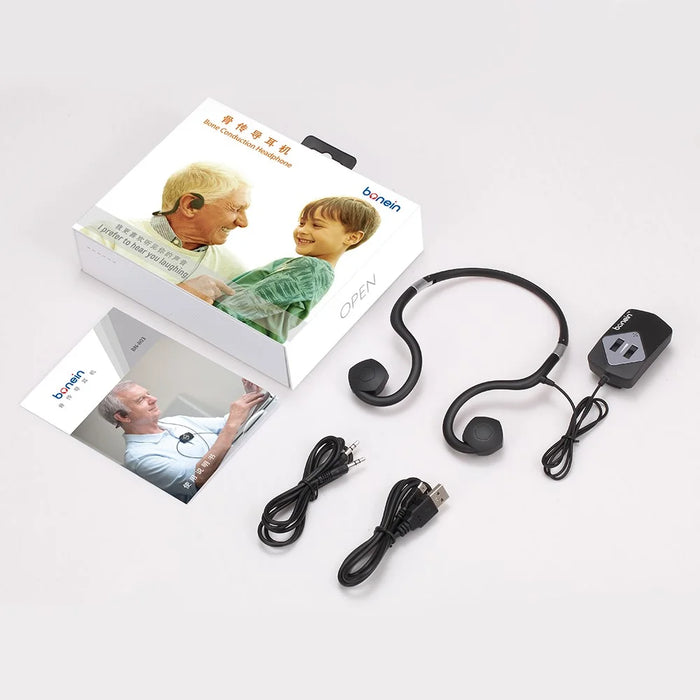 BN-803 Hearing Aid Bone Conduction Bluetooth-compatible Wired Headphones Sports Headset for Elderly - 3