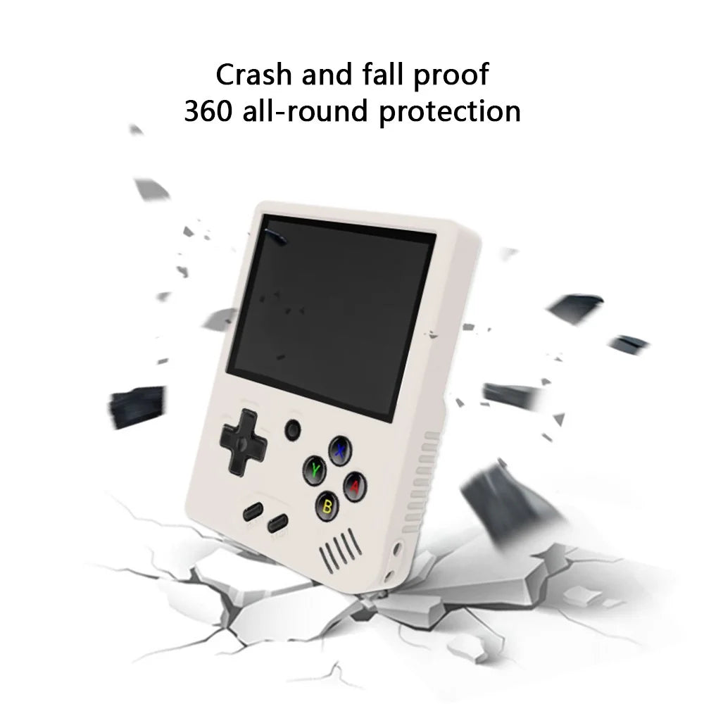 Silicone Case for Miyoo Mini Plus Game Console Protective Sleeve Game Accessories - Purple - 3