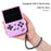 Protective Case for ANBERNIC RG35XX Game Console Accessories Silicone Sleeve with Strap - Purple - 2