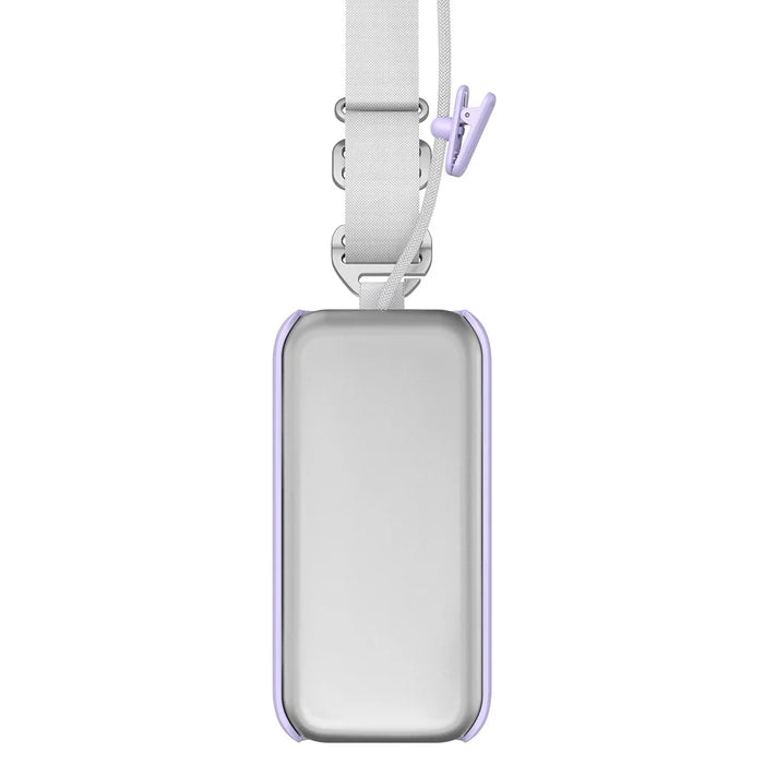 CP16 For Apple Vision Pro Battery Protective Cover Power Bank Case with Back Clip and Crossbody Strap - Purple - 3