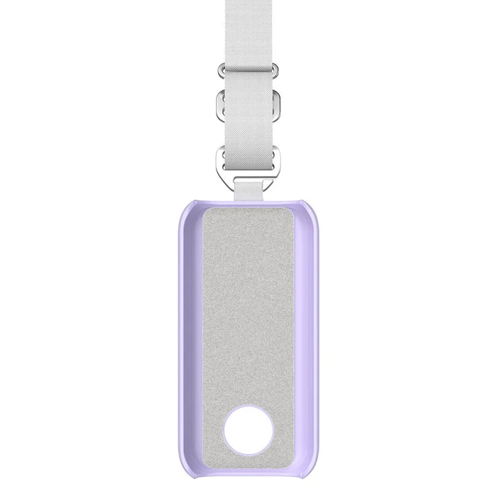 CP16 For Apple Vision Pro Battery Protective Cover Power Bank Case with Back Clip and Crossbody Strap - Purple - 4