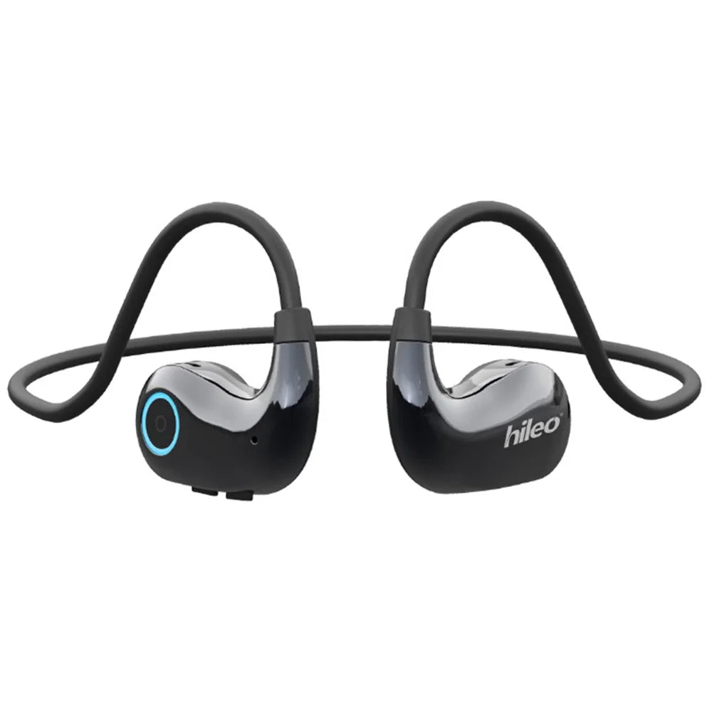 HILEO hi76 Open Ear Air Conduction Headphones ENC Noise Reduction Sports Bluetooth-compatible Earphones - Black - 3