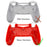 DATA FROG JDM-040 For Sony PS4 Slim Game Console Plastic Protective Shell Button Cover Set - Red - 3