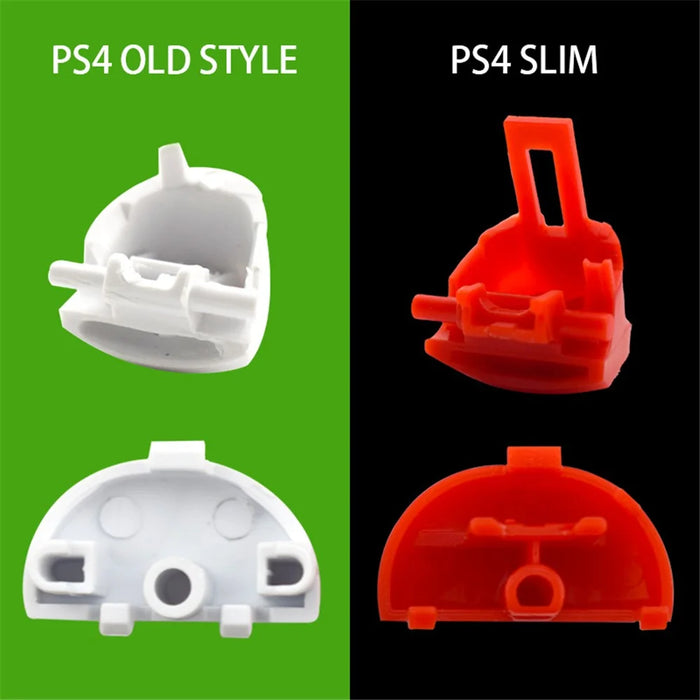 DATA FROG JDM-040 For Sony PS4 Slim Game Console Plastic Protective Shell Button Cover Set - Red - 4