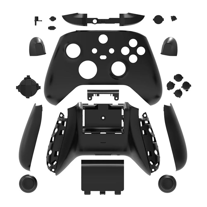 DATA FROG For Xbox Series X / S Protection Case Wireless Game Controller Cover Button Cap Sleeve - Black - 1