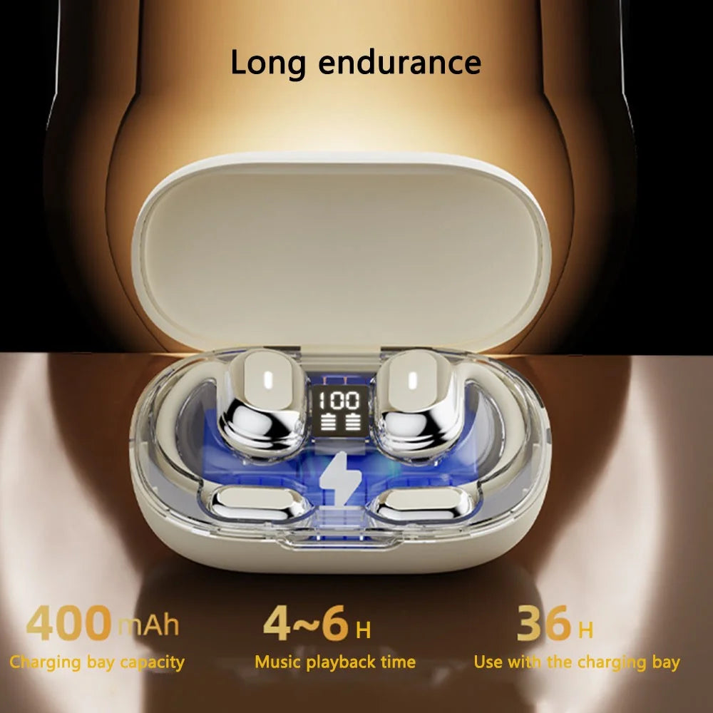 W800 Bluetooth-compatible Earphone Directional Transmission Wireless Headphone Supports Clear Phone Calls - Black - 4