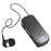 K65 Incoming Call Vibration Digital Display Retractable Lavalier Bluetooth-compatible Earphones - Black - 1