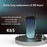 K65 Incoming Call Vibration Digital Display Retractable Lavalier Bluetooth-compatible Earphones - Black - 6
