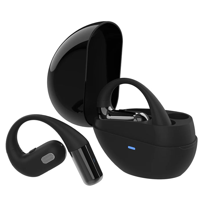 F15 OWS Open Ear Bluetooth-compatible Headphones Noise Reduction Wireless Sports Earphones - Black - 1