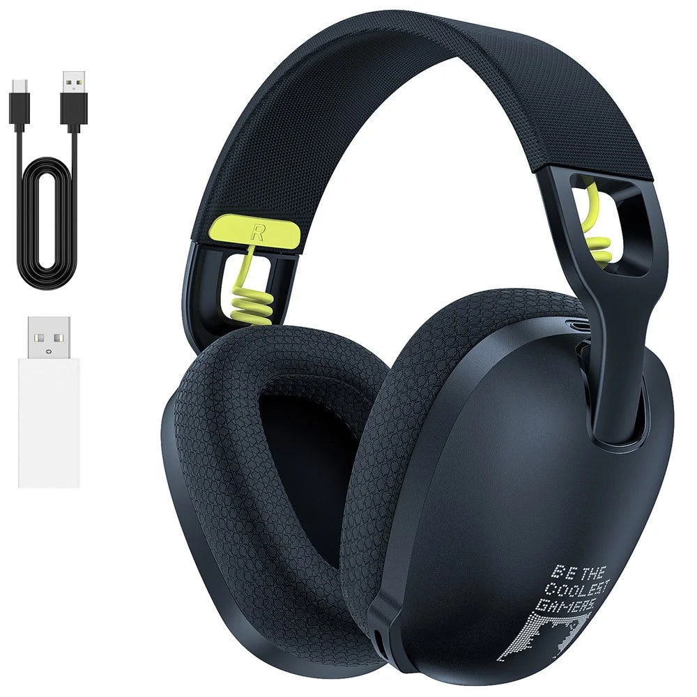 ONIKUMA B2 2.4G Wireless / Bluetooth-compatible / Wired Over-Ear Headphone Stereo Bluetooth-compatible Gaming Music Headset - Black - 1