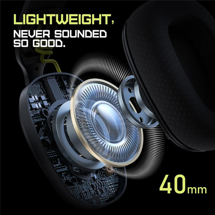 ONIKUMA B2 2.4G Wireless / Bluetooth-compatible / Wired Over-Ear Headphone Stereo Bluetooth-compatible Gaming Music Headset - Black - 3