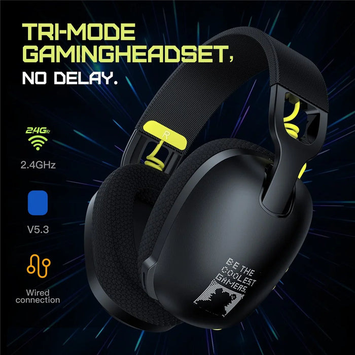 ONIKUMA B2 2.4G Wireless / Bluetooth-compatible / Wired Over-Ear Headphone Stereo Bluetooth-compatible Gaming Music Headset - Black - 4