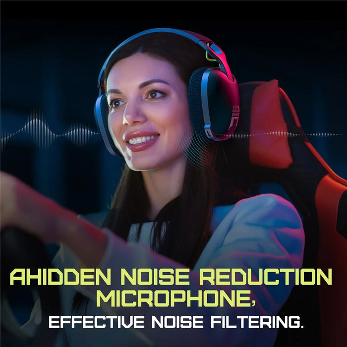 ONIKUMA B2 2.4G Wireless / Bluetooth-compatible / Wired Over-Ear Headphone Stereo Bluetooth-compatible Gaming Music Headset - Black - 6