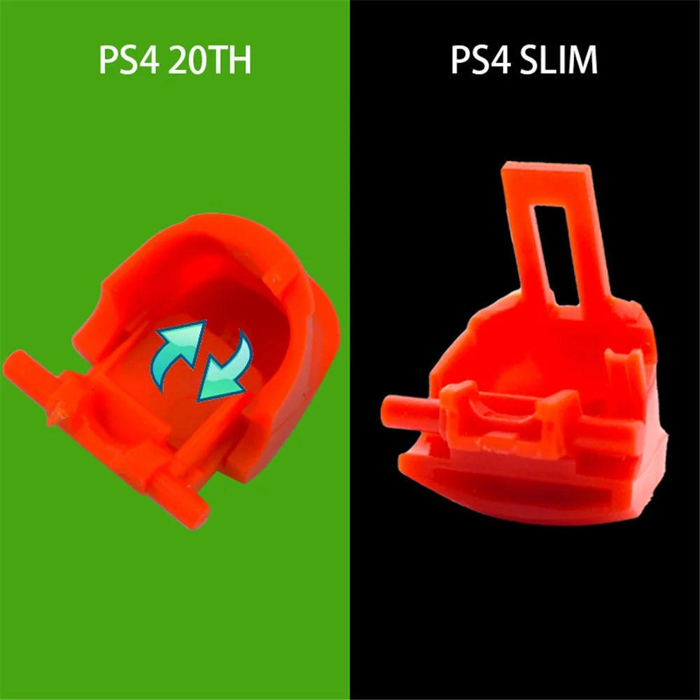 DATA FROG For Sony PS4 Slim PS4 JDM-040 Controller Grip Housing Shell Button Cover Cap - Red - 5