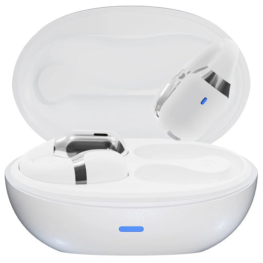 F16 Ear Clip Bluetooth-compatible Air Conduction Earphone Wireless Sports Stereo Music Headset - White - 2