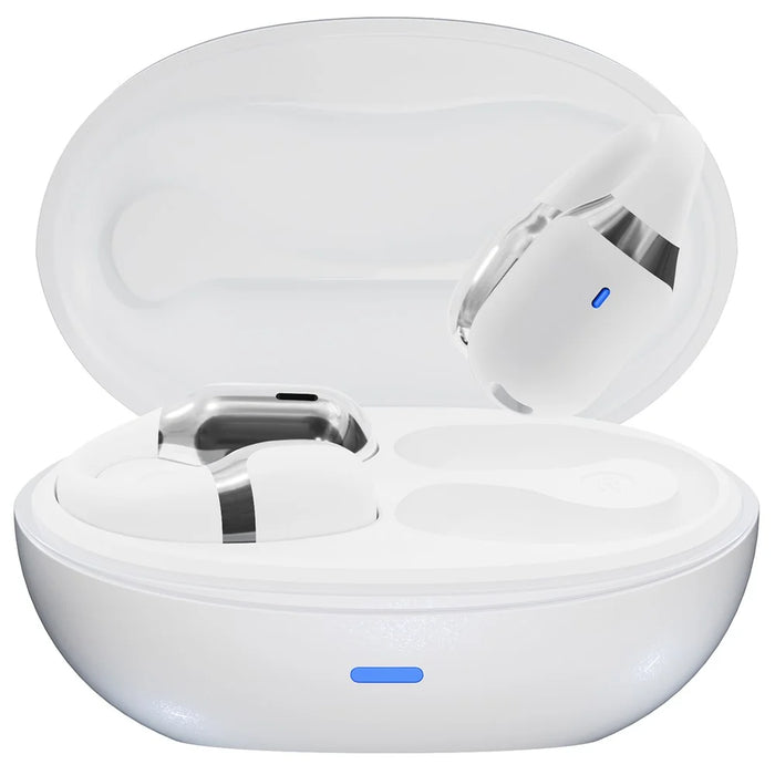 F16 Ear Clip Bluetooth-compatible Air Conduction Earphone Wireless Sports Stereo Music Headset - White - 2