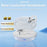 F16 Ear Clip Bluetooth-compatible Air Conduction Earphone Wireless Sports Stereo Music Headset - White - 3