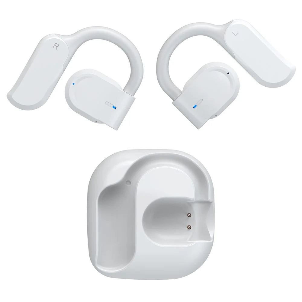 GT05 Bone Conduction Wireless Headphone Sports Earphone Ear Hook Bluetooth-compatible Headset - White - 1