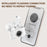 ONIKUMA T18 TWS Bluetooth-compatible Earphone Noise Cancelling Low Latency Gaming Music Headset - White - 4