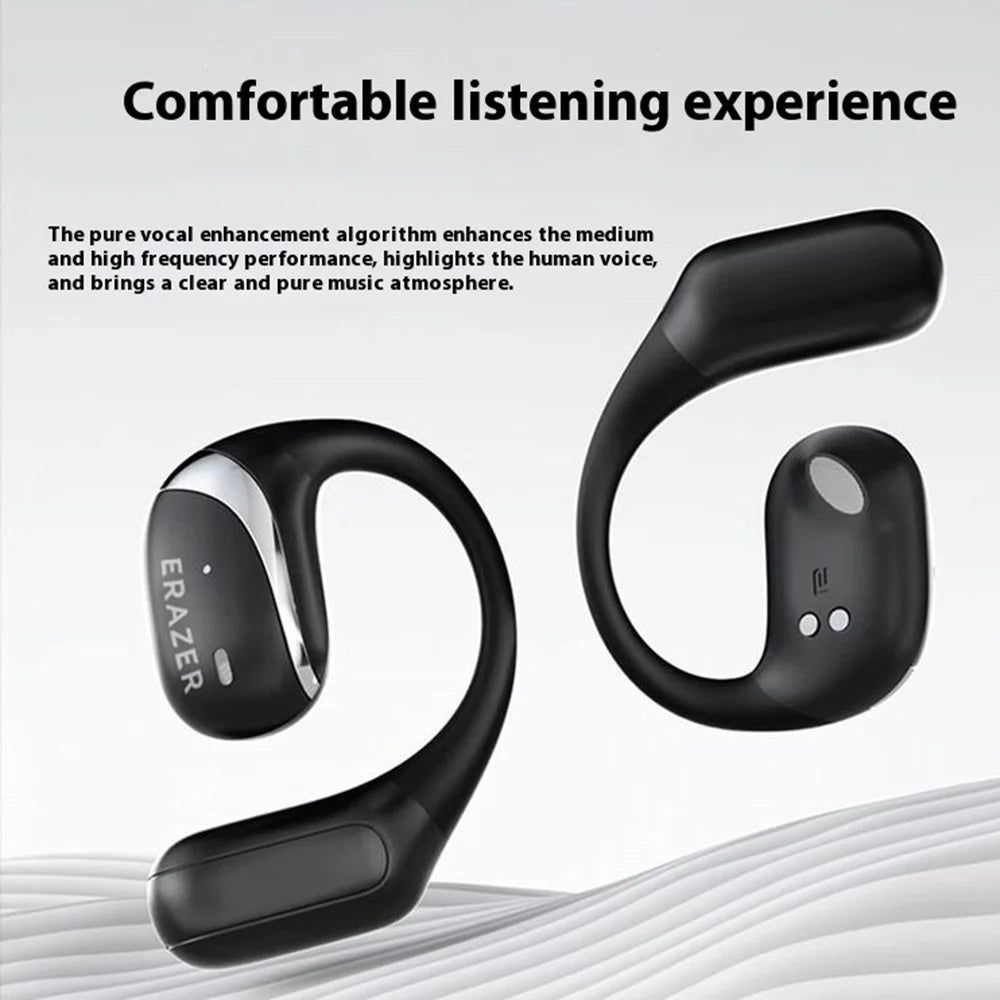LENOVO Erazer X9 TWS Bluetooth-compatible HiFi Music Earphone Ear Hanging Non-In-Ear Headset - Black - 4