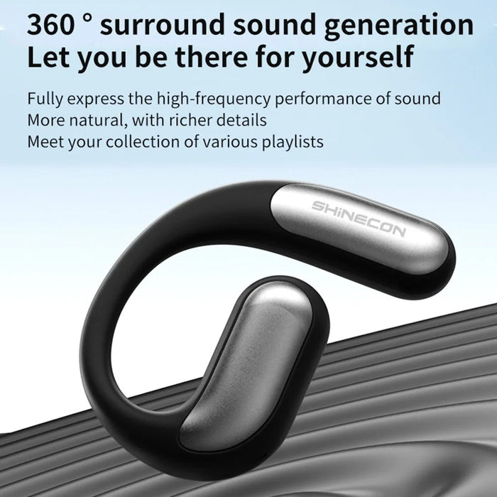 SHINECON X7 PRO Open Ear Headphones Dual Channel Noise Reduction Bluetooth-compatible Earphones - Pink - 5