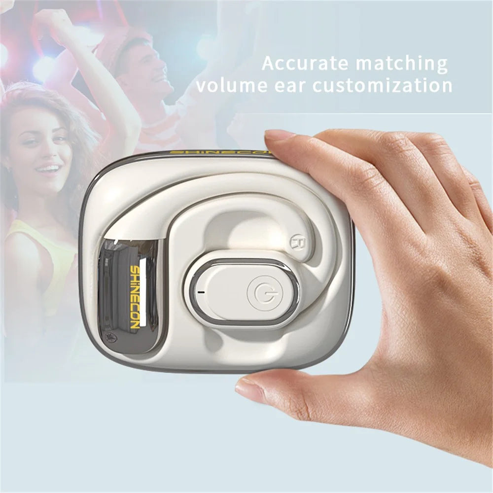 SHINECON X3 OWS Bluetooth-compatible Music Earphone Ear Hook Wireless Noise Reduction Headset - Black - 6