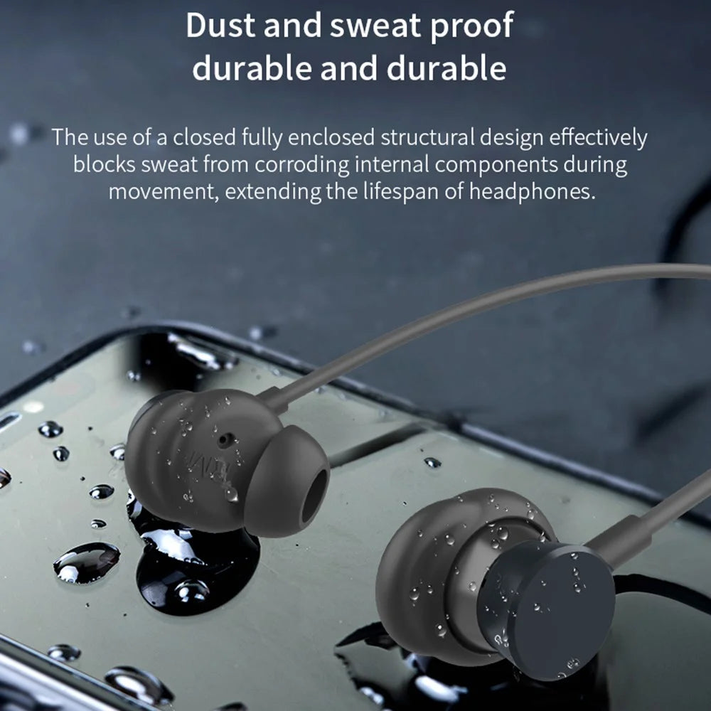 Q21 HiFi Sound Bluetooth-compatible Earphones Magnetic Neckband Headphones Support HD Calls - 5