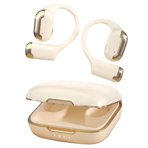 T19 OWS Ear Hook Bluetooth-compatible Headset Wireless Headphone Waterproof Earphone - Skin Color - 1