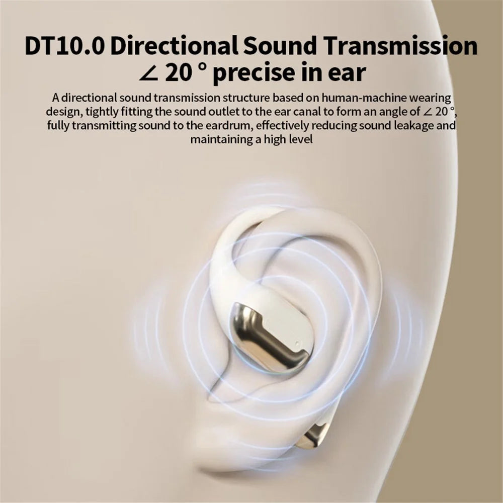 T19 OWS Ear Hook Bluetooth-compatible Headset Wireless Headphone Waterproof Earphone - Skin Color - 7