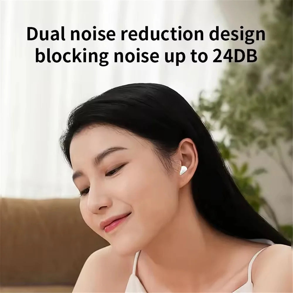 SK19 Mini Wireless Earphone Bluetooth-compatible Headphone Sleep Noise Cancelling Earbud - Black - 6