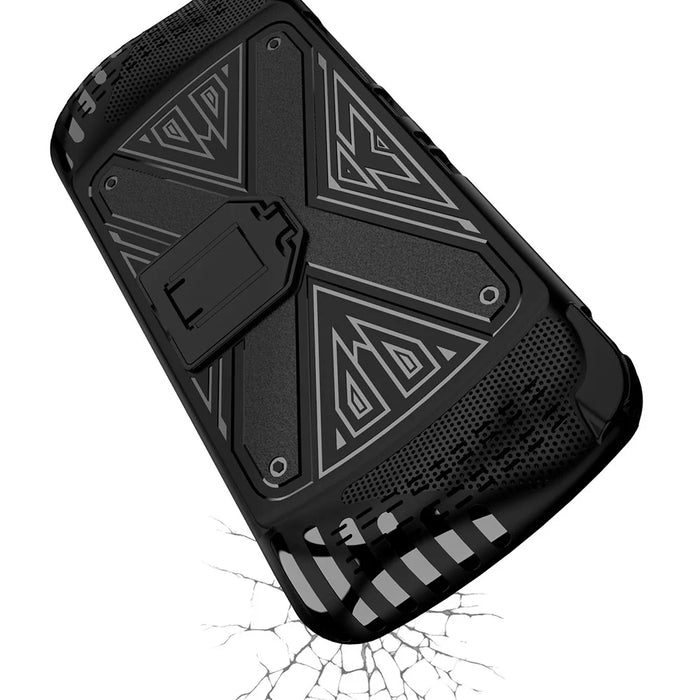 For Subor Q900 Game Console TPU Protective Case with Kickstand - Black - 4