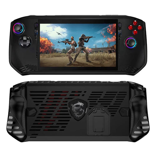 For MSI Claw TPU Case Handheld Game Console Protective Sleeve with Kickstand - 1