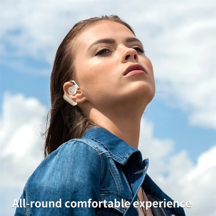QH-008 Ear Hook Bluetooth-compatible Headset ENC Wireless Headphone Waterproof Earphone - Dark Grey - 3