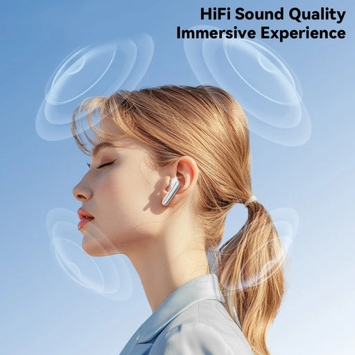 ESSAGER Noise Reduction Bluetooth-compatible Headset In-Ear Wireless Headphone TWS Earphone - White - 2