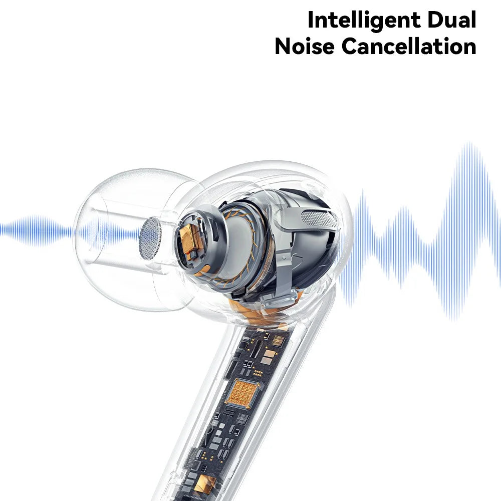 ESSAGER Noise Reduction Bluetooth-compatible Headset In-Ear Wireless Headphone TWS Earphone - White - 3