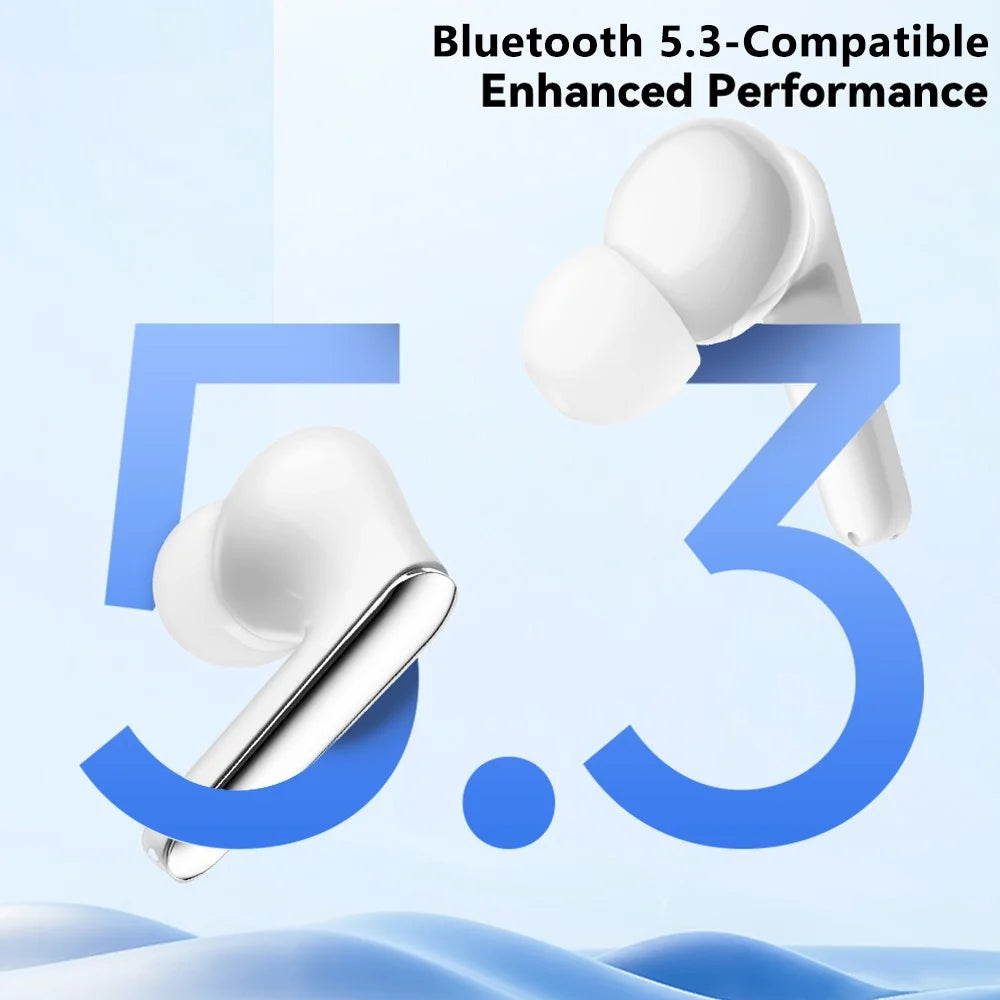 ESSAGER Noise Reduction Bluetooth-compatible Headset In-Ear Wireless Headphone TWS Earphone - White - 6