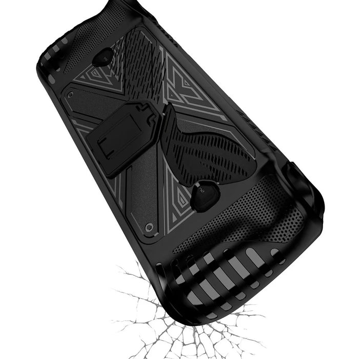 TPU Case for Asus ROG Ally X Gamings Handheld Anti-Scratch Protective Cover with Stand - Black - 4