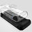 For Asus ROG Ally X TPU Case Gamings Handheld Clear Protective Cover with Foldable Stand - 6